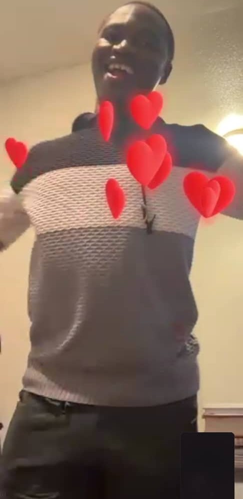 He throws me emojis